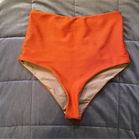 Mara Hoffman Lydia Bikini Bottom in Rust - Picture 7 of 12